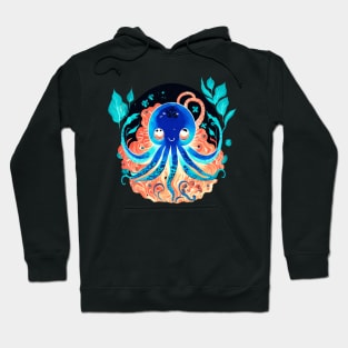 Blue octopus Hoodie